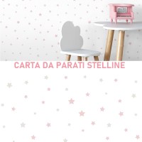 NAP457 | Parato Cameretta con Stelline Colorate